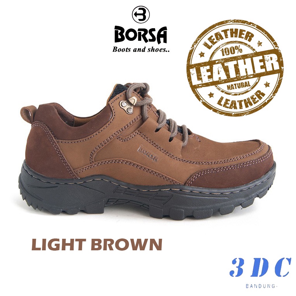 SEPATU KULIT BORSA CRUISER HARRIS - SEPATU SAFETY KULIT ASLI UNTUK PRIA DEWASA BORSA ORIGINAL