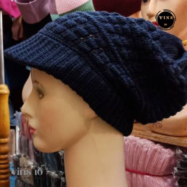 Rajut topi Nenek-Nenek kupluk ibu-ibu ciput rajut kupluk nene ibu wanita murah