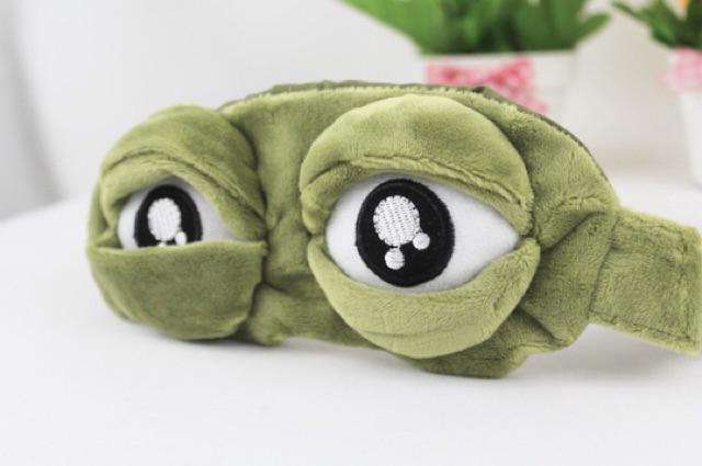 IMPORT Sleep Mask Frog 3D penutup mata travel