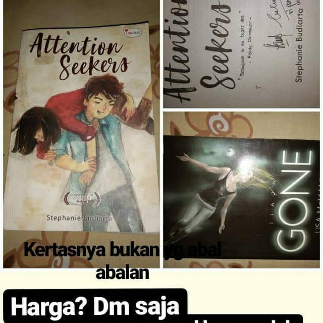 preloved novel attention seekers