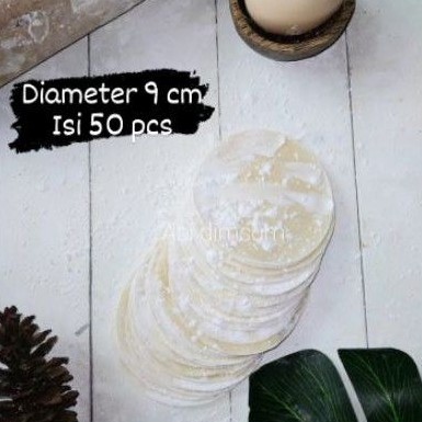 

Kulit dimsum TIPIS diameter 9cm isi 50 pcs