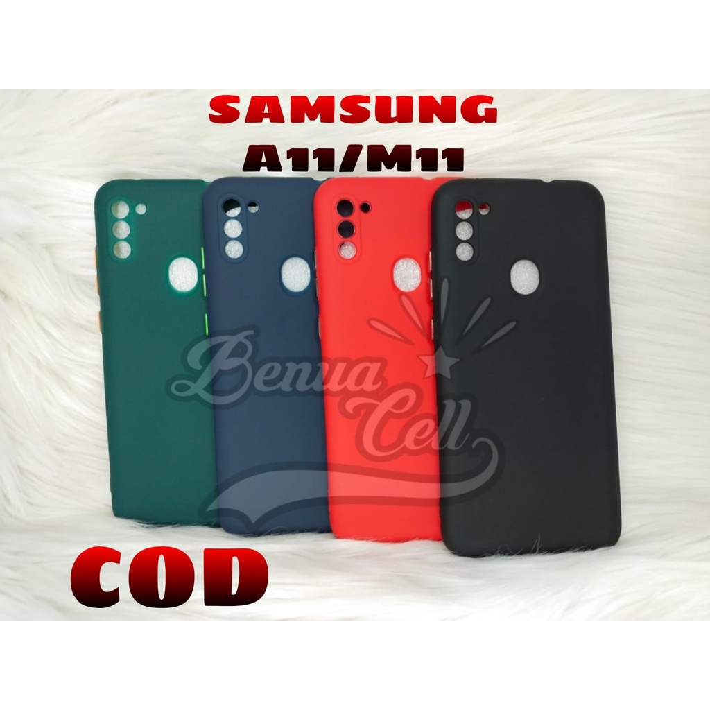 SOFTCASE MACARON SAMSUNG A11/M11 -SAMSUNG A20S // SOFTCASE MACARON PROTECTION KAMERA - BD