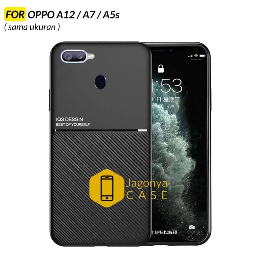 Case OPPO A12 A7 A5s Premium Case Magnetic IQS Design