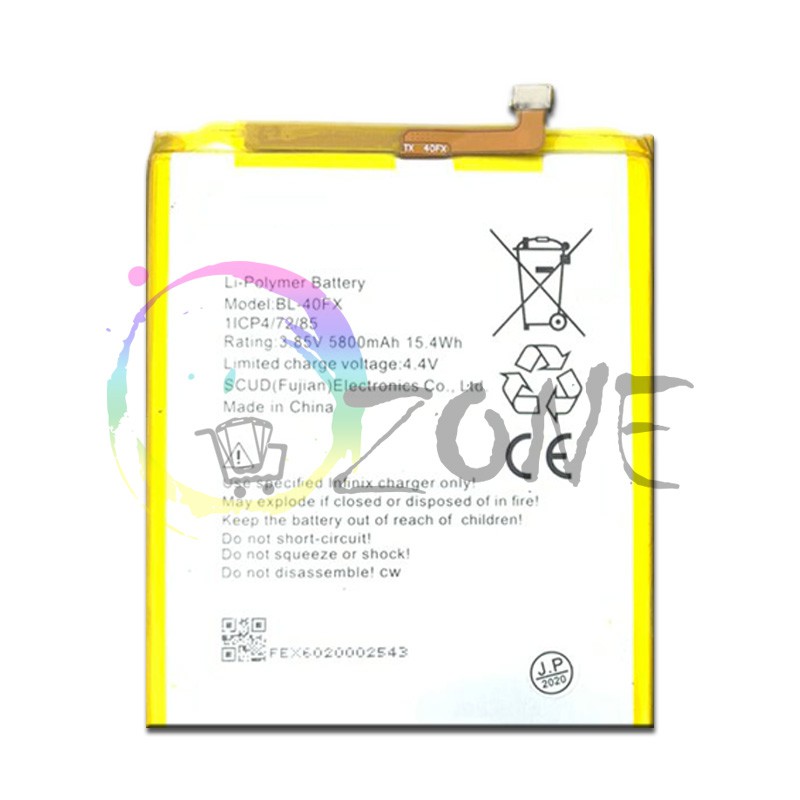 BATERAI BATRE INFINIX X602 - ZERO 4 PLUS BL-40FX BATTERY