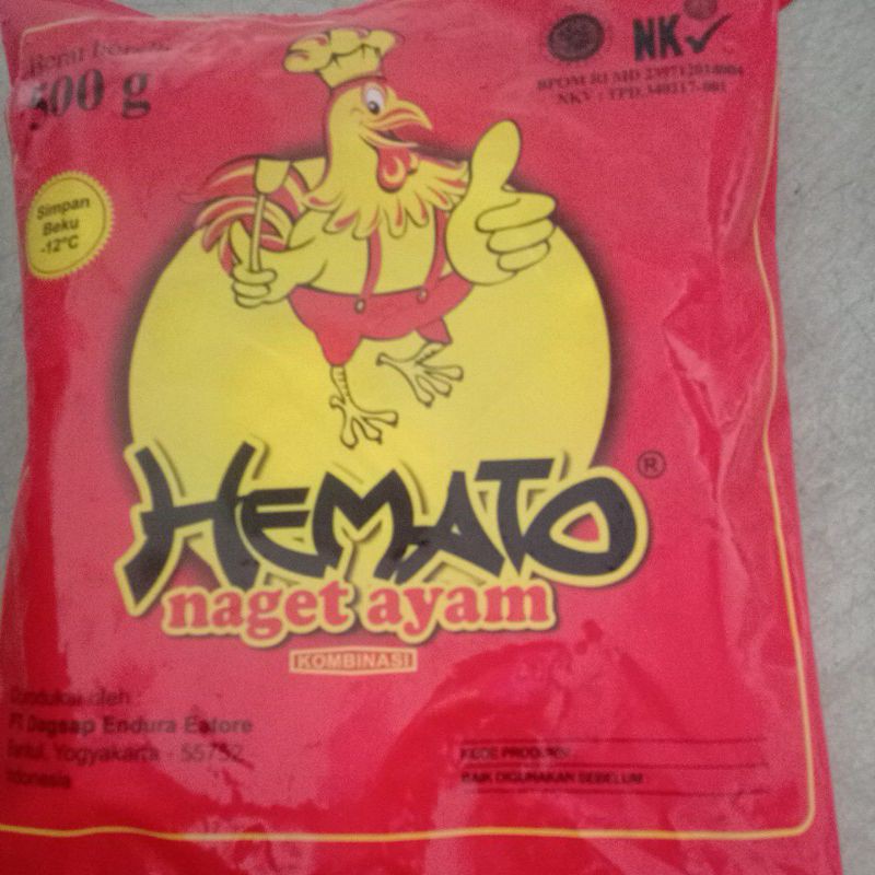 

Promo!! hemato naget ayam hati 500gr