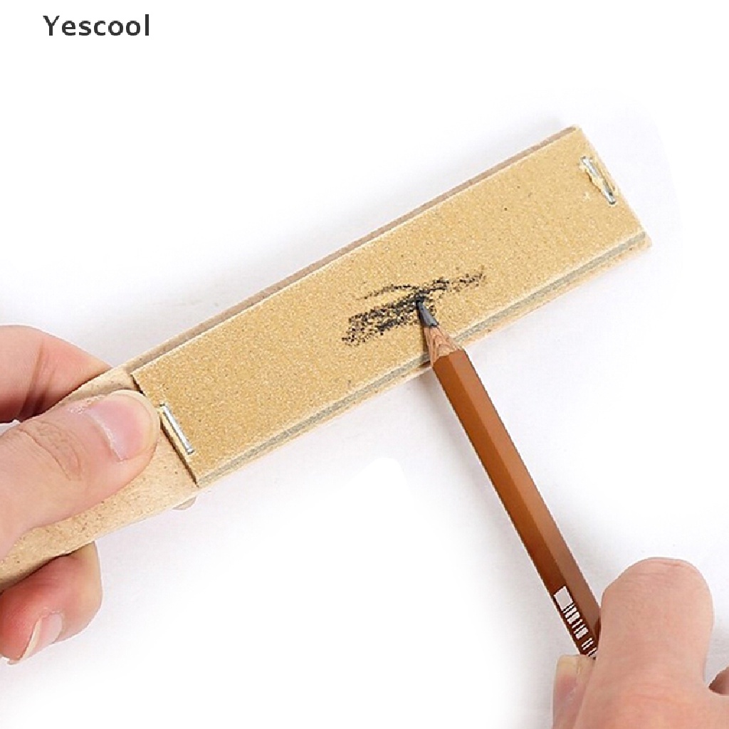 Yescool 1 Pc Rautan Pensil Amplas Aneka Warna Untuk Gambar DIY