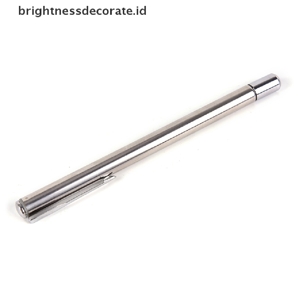 Pen Pointer Papan Tulis Hitam Retractable Warna Silver Untuk Guru