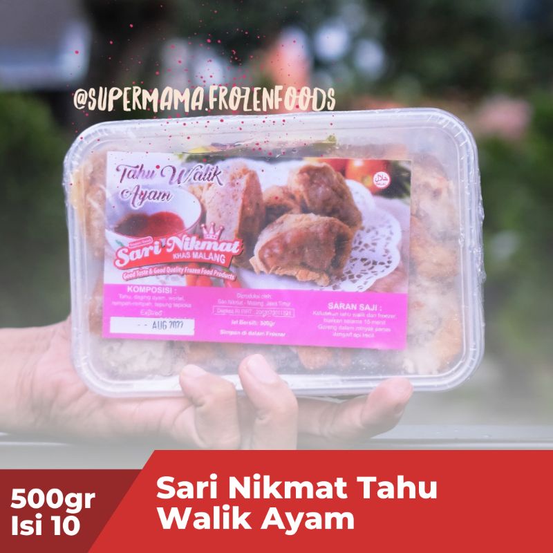 

Tahu Walik Ayam SARI NIKMAT [500g]