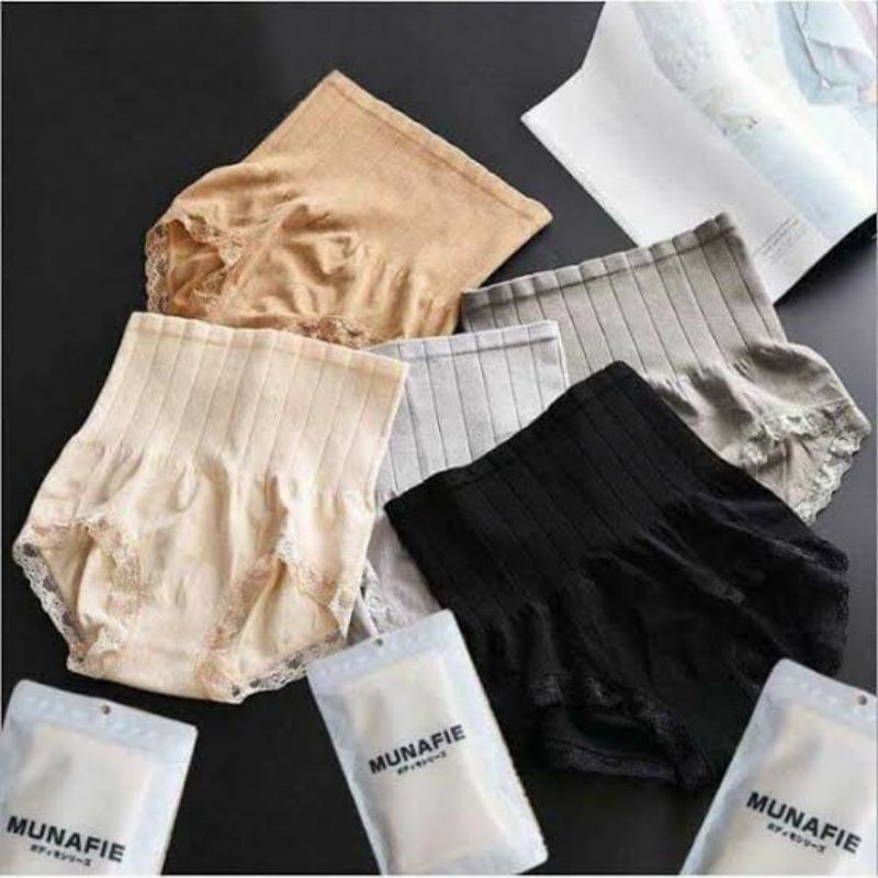 CELANA SEMI KORSET PELANGSING PERUT MUNAFIE SLIMMING PANTS ORIGINAL