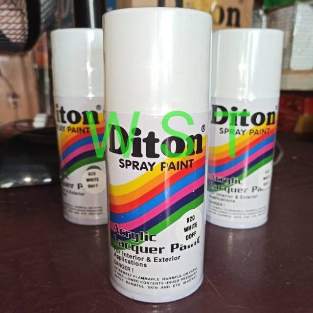 Cat Semprot Pilox Pylox Putih Doff 820 WHITE DOFF DITON