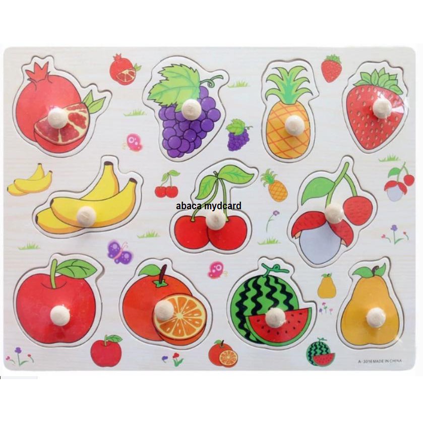PUZZLE KAYU | Puzzle Kayu Anak PAUD TK | Mainan Edukasi Untuk Anak-anak