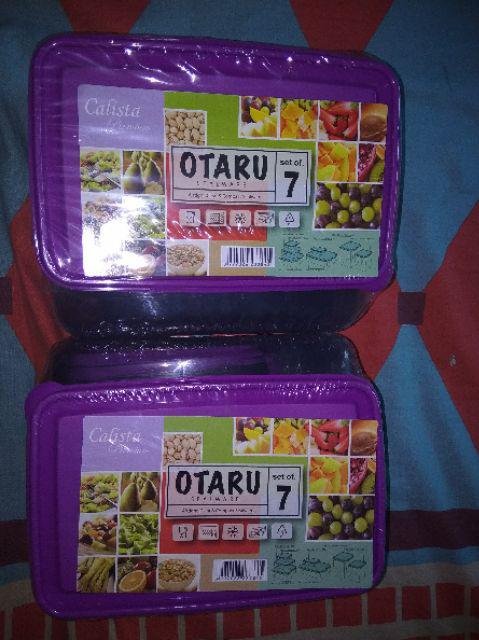 Calista Otaru Sealware Set 7g , 14 Buah Smoked