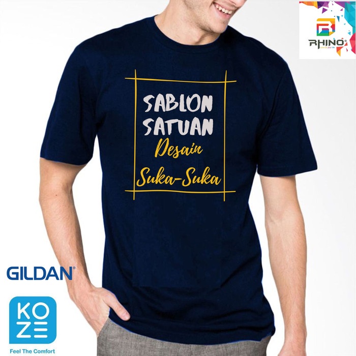 pria-kaos- sablon custom ukuran a4 + kaos gildan/koze premium -kaos-pria 750 atasan-pria-fashion-