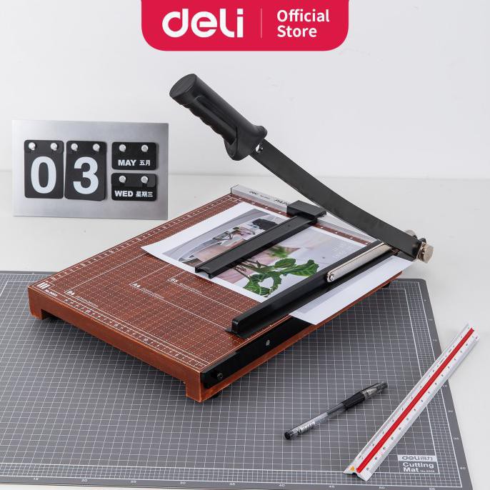 

✨BISA COD✨ Deli Paper trimmer pemotong kertas 8003