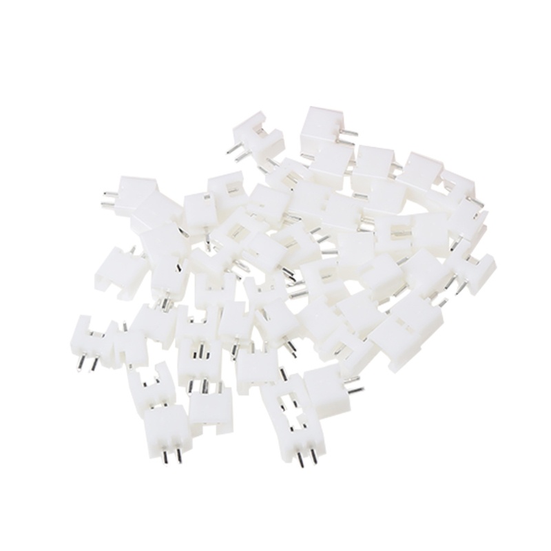 Mary 50set Plug Konektor JST XH 2.5-2 Pin Female &amp; Male Dengan Kawat 120MM