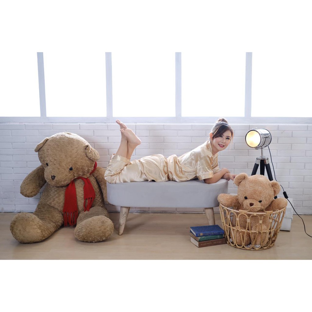 [7.7 Boombastis Sale⚡] - FAIRIES BELLE PF01 PREMIUM SATIN PAJAMA SET (FREE BOX PACKAGING)