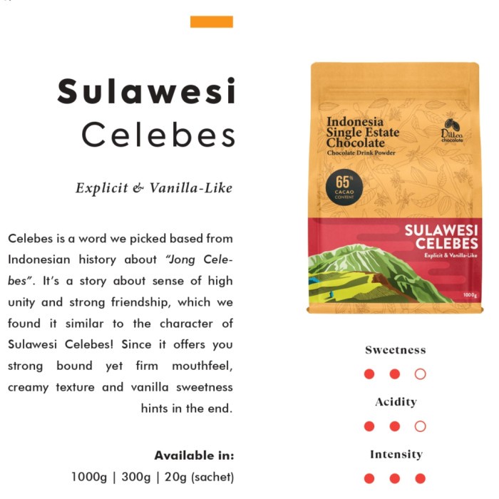 

Cokelat Bubuk Dillco Chocolate Sulawesi Celebes 1000B 1kg