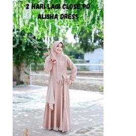 Alisha dress ori by raisa hijab SALE SALE SALE (PL 2X)
