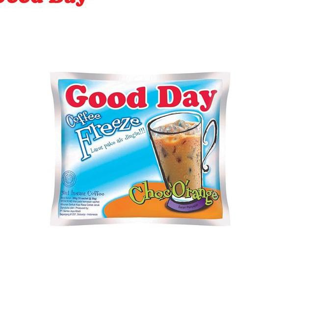 

WF6✦ Good Day Freeze Choc'O'Range 30gr x 10 Bagus Dipakai