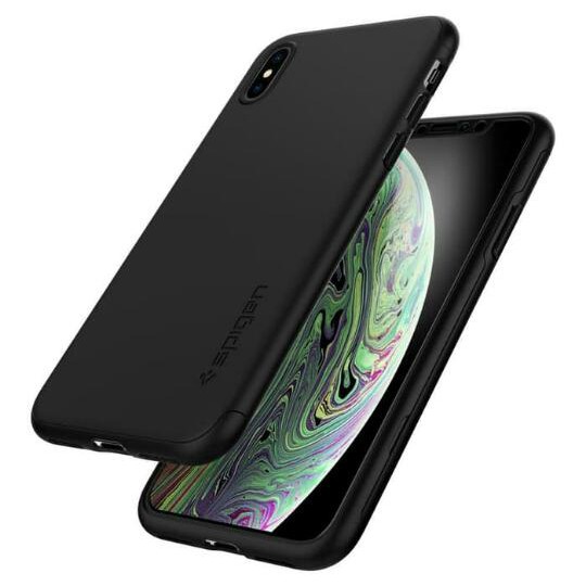 Iphone X / Xr / Xs / Xs Max Case Glass Black Glas Permium Miror Kaca