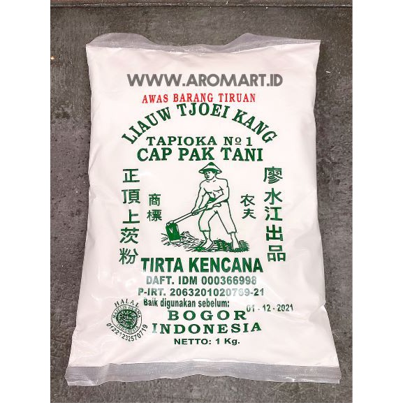 

Sagu Tani Tepung Tapioka Cap Pak Tani - 1 kg