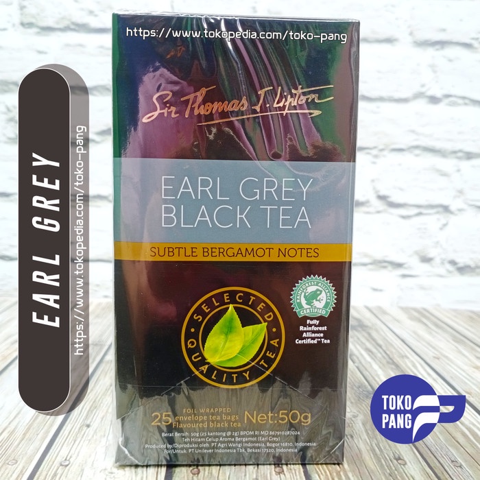 

Bb0621D Lipton Earl Grey Black Tea 0547771