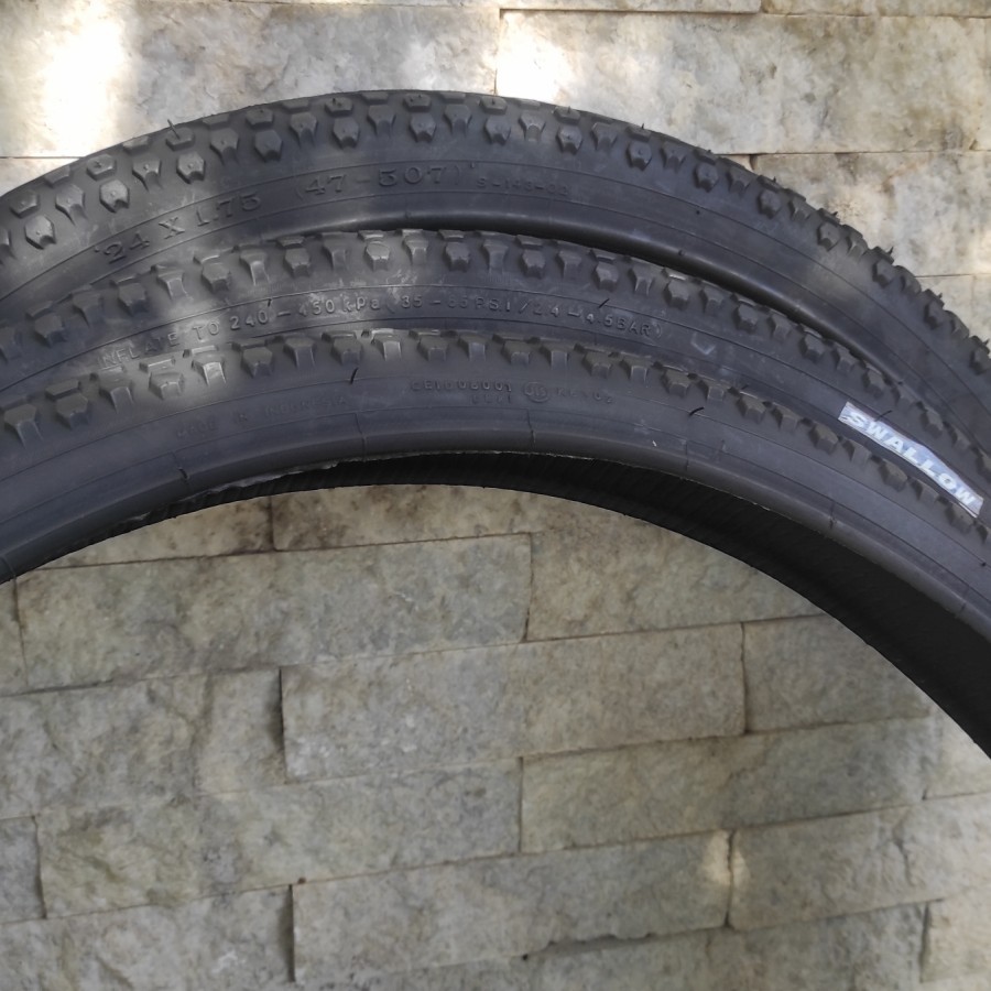 Ban Luar Sepeda MTB Mini 24 x 175 1.75 Swallow Deli Tire Original