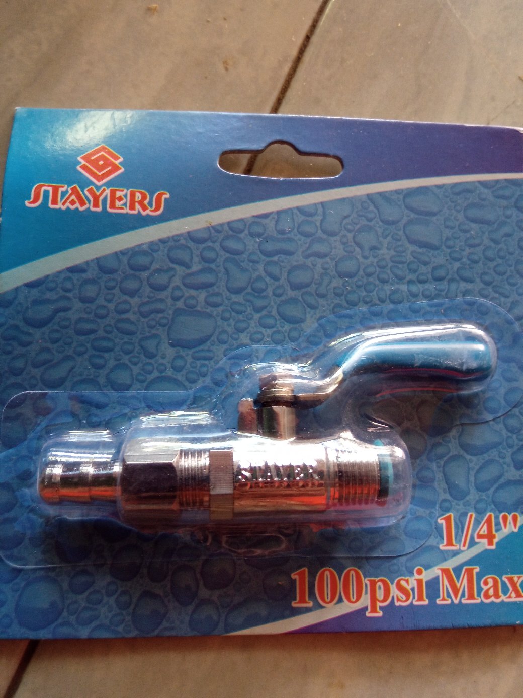 Kran Kompressor 1/4” Stayer