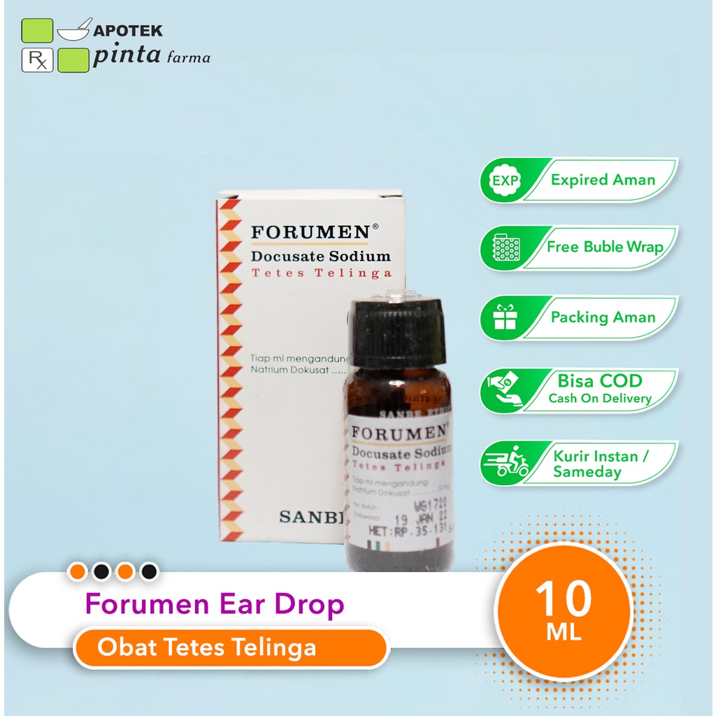 Forumen Ear Drops Obat Tetes Telinga 10 ml