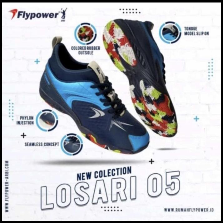 Sepatu Badminton Flypower Pawon 6 Original