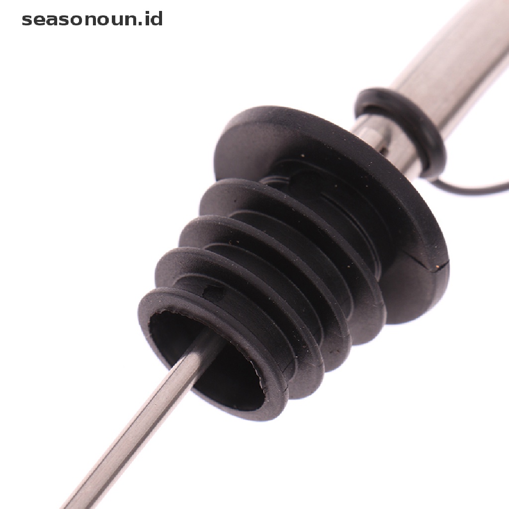 Stopper Botol Wine Bahan Stainless Steel Dengan Tutup