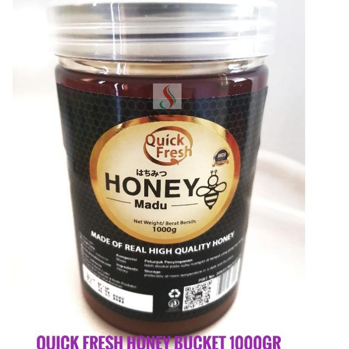 

BIG SALE!! (owq-770) Quick Fresh Honey Bucket 1000g. quickfresh madu murni bucket plastik 1kg