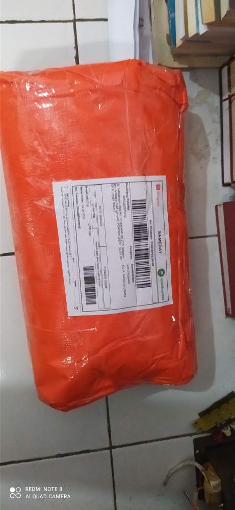 Terpal Jadi A5 Biru Orange Korea Sagitarius ( Ukuran Bebas / M2 )