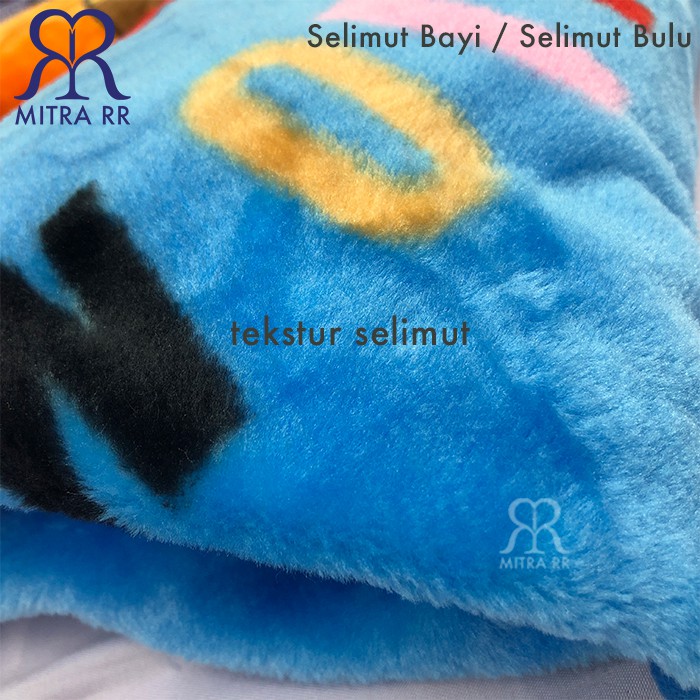 Selimut Double Fleece / Selimut Bayi Hooded/ Selimut Bulu  90X90