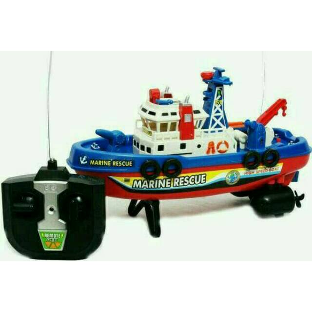 Mainan RC remot control air kapal penyelamat  rescue boat