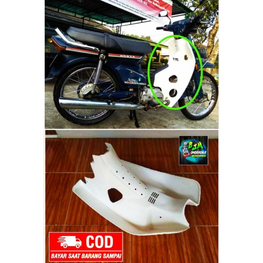 Sayap / dek depan honda prima dek prima warna putih