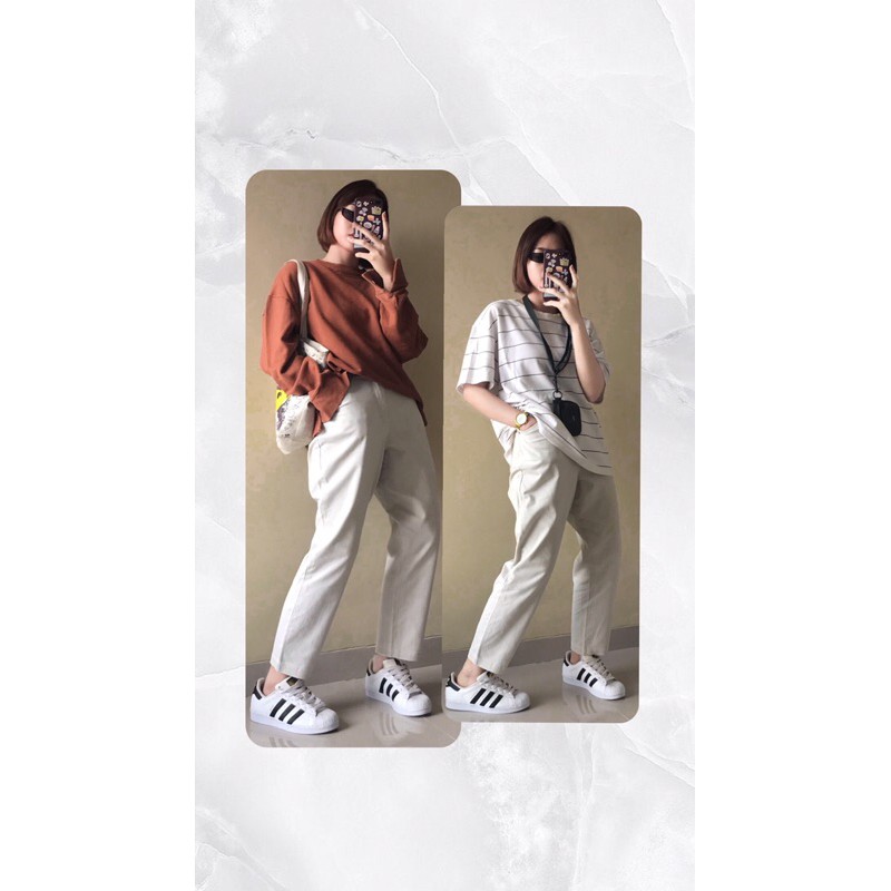 CELANA THRIFTING MURAH CHINO CREAM