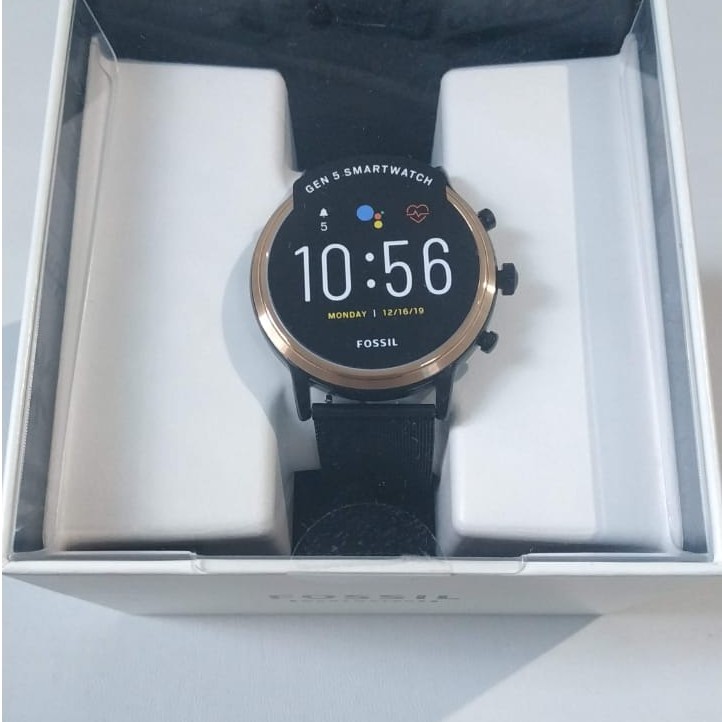 Fossil Gen 5 Smartwatch FTW6036 Julianna HR Smoke Stainless Steel