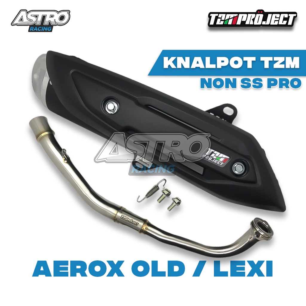 Knalpot TZM Project Racing Vario 125 Vario 150 NMAX AEROX PCX 150 Kenalpot Racing TZM STD NON SS PRO Full Package-LEXI 125