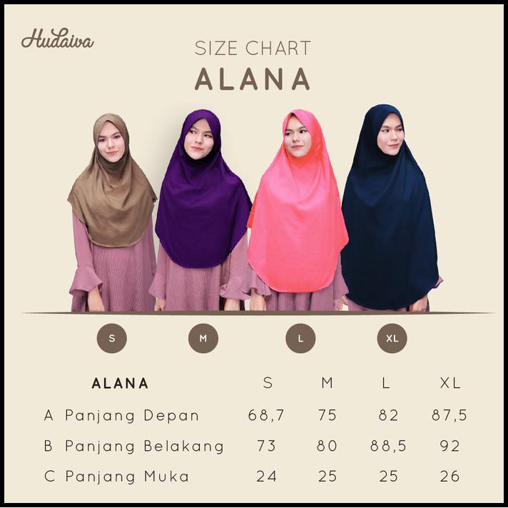 STOK TERAKHIR JILBAB HUDAIVA ALANA DUSTY MAGENTA HC007 XL GROSIR JILBAB