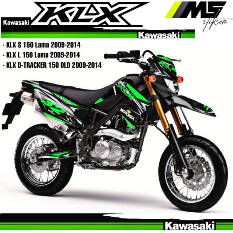 Decal Sticker Striping Variasi Fullbody KLX 150 Lama 2009-2014 - Decal KLX L Lama - Decal KLX S Lama