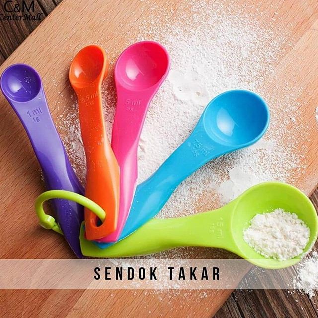 Sendok Takaran H365 Set isi 5 in 1 Kecil Measuring Spoon Alat Baking ACC