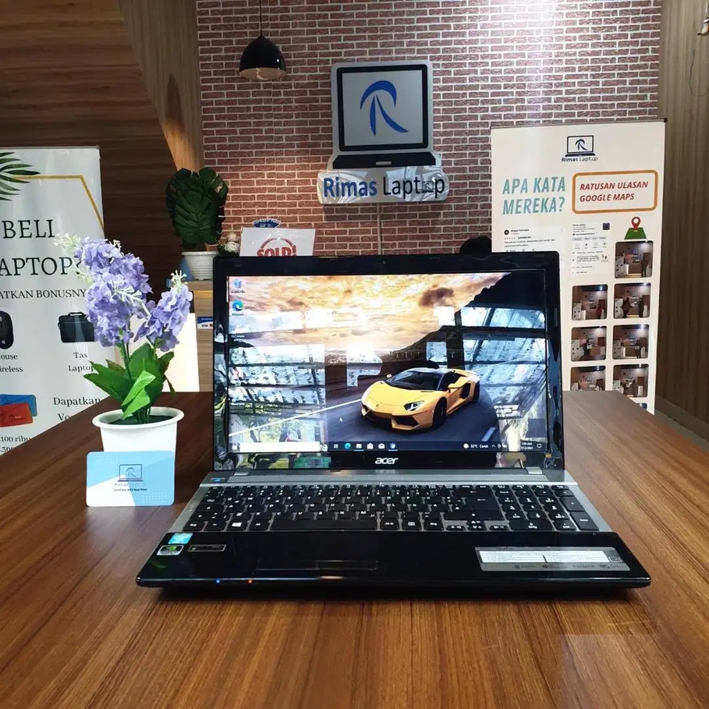 Laptop Acer Aspire Core i7 Ram 8gb SSD 256gb Bekas / Second HDD 500gb
