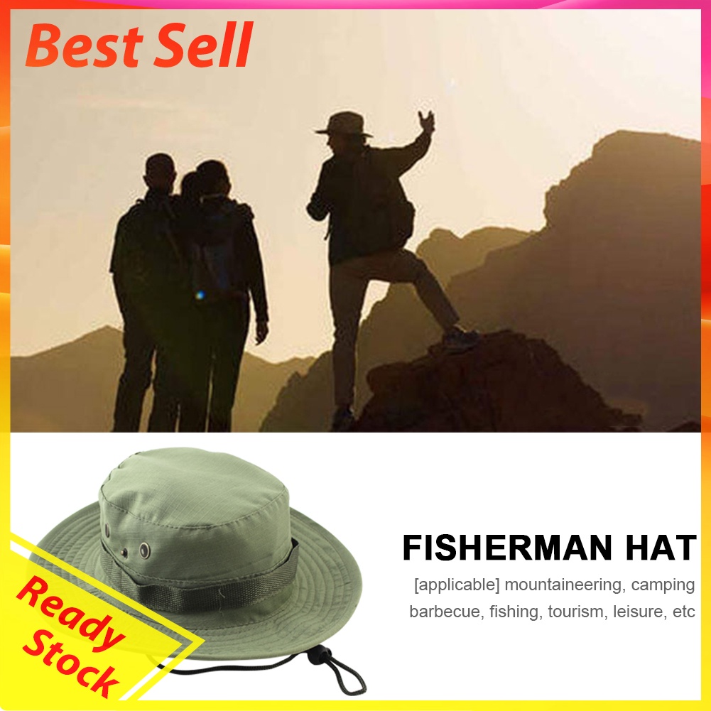 Round-Rimmed Outdoor Jungle Camping Benny Cap Fashion Casual Fisherman Hat