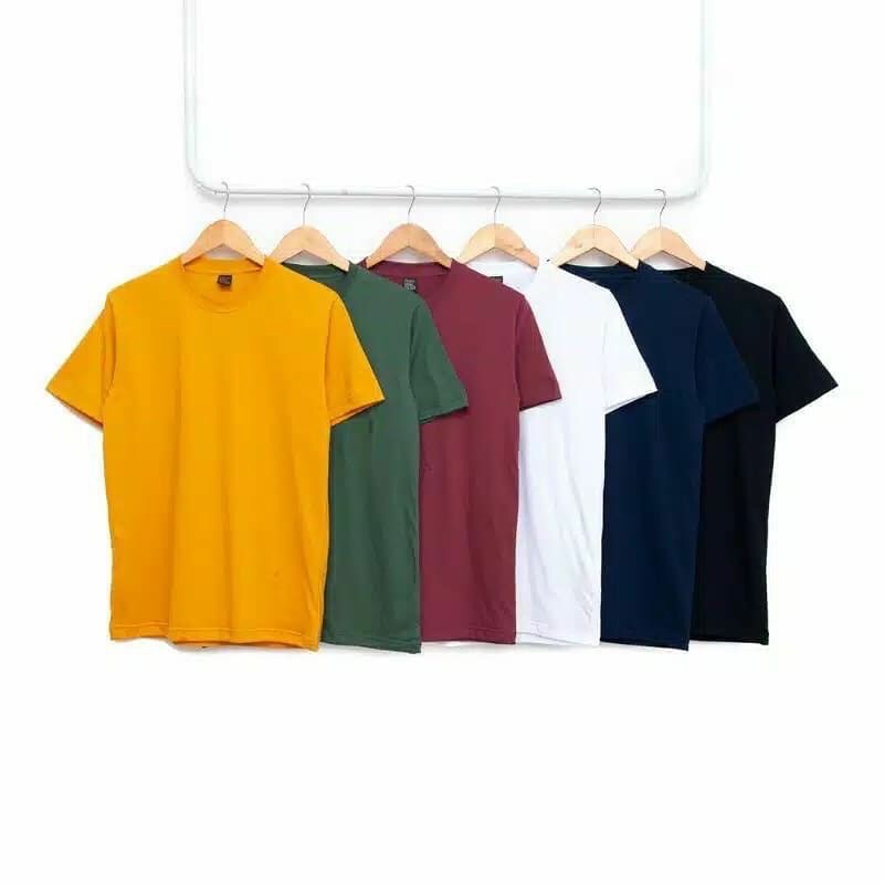 Kaos Oblong Polos Premium Unisex Combad 30s