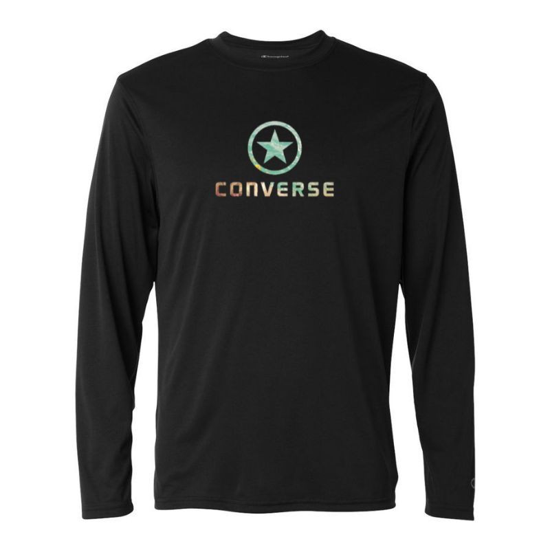 Bajukaos converse Kaos lengan panjang Kaos distro