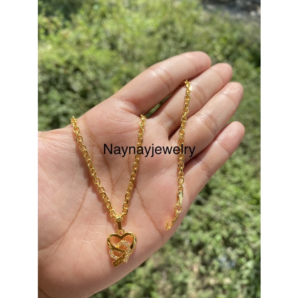 Kalung koin rantai nuri 45cm