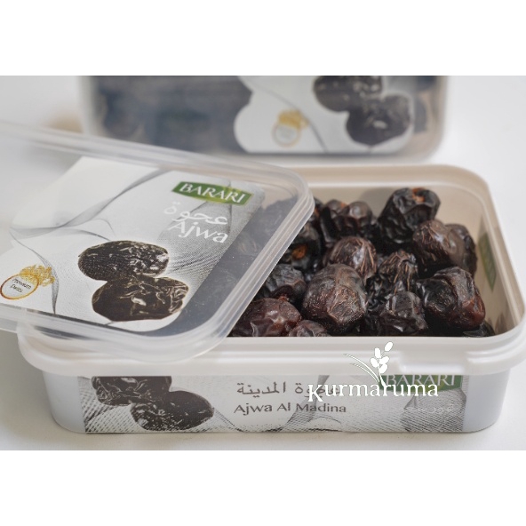 Kurma Ajwa Barari Premium Ajwa Kurma Nabi 500 Gram Packing Original Indonesia