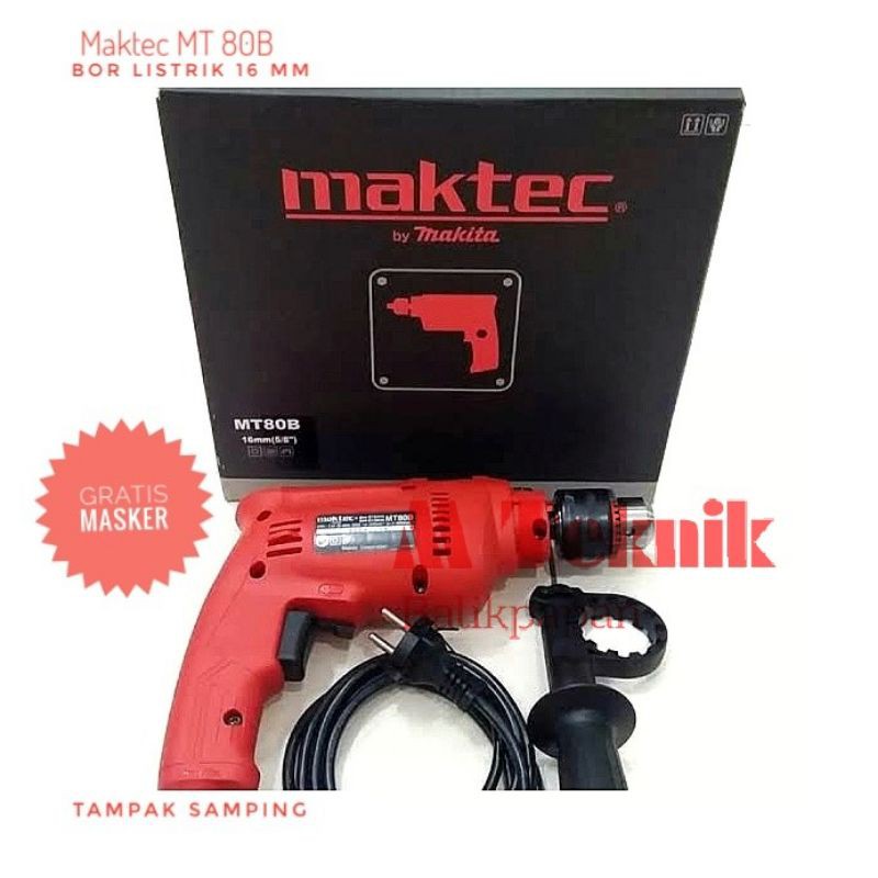 Bor tembok listrik Maktec MT 80B / hammer drill mt80b 16mm / 16 mm
