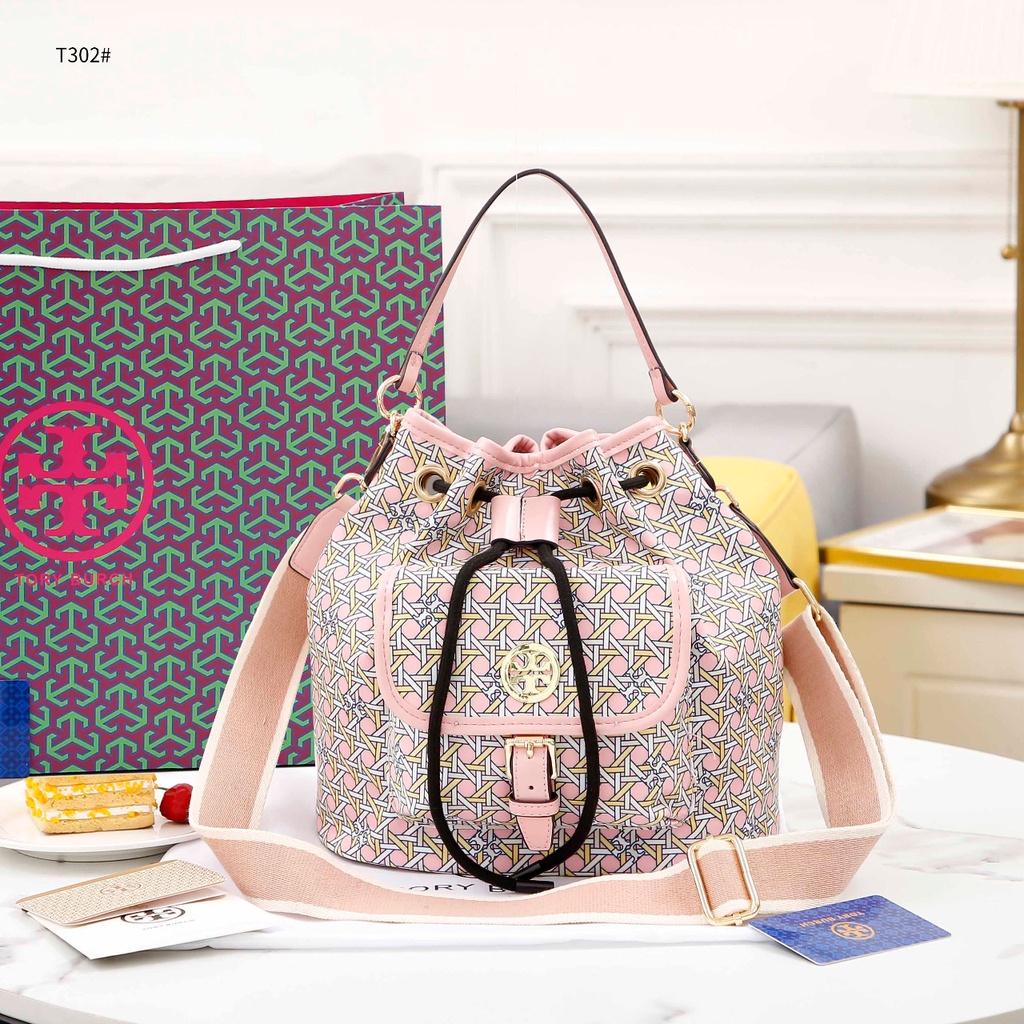 PR TB Printed Bucket Bag #T302